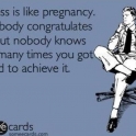 Success is like pregnancy