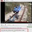 The train is fake