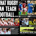 What Rugby can teach football...