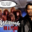 Whitesnake on a plane