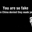 You are so fake