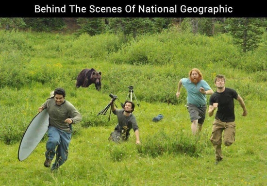 Behind the scenes of National Geographic