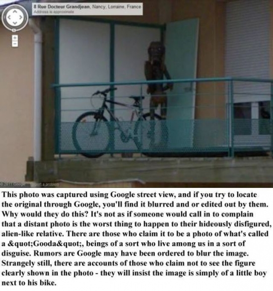 Creapy google street view