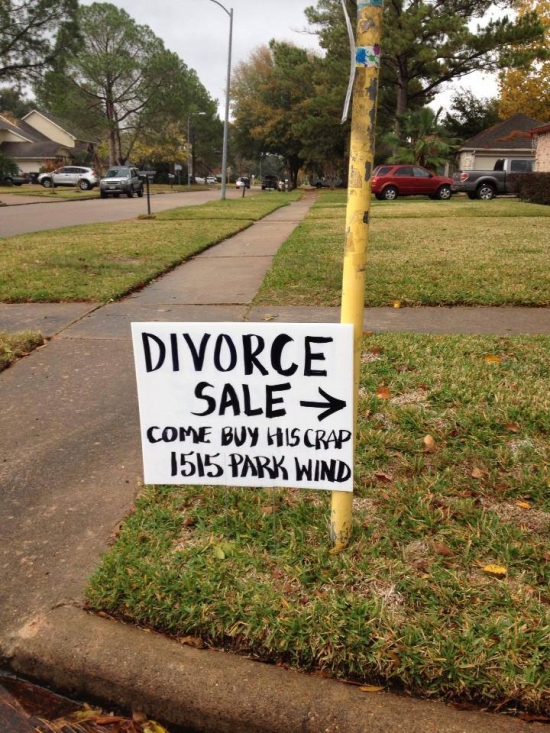 Divorce Sale