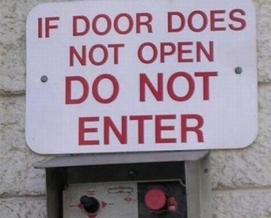 Do Not Enter