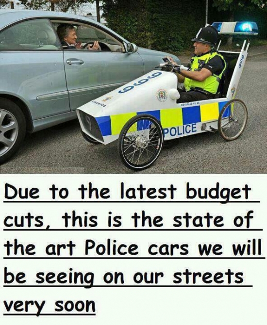 Due to the latest budget cuts....