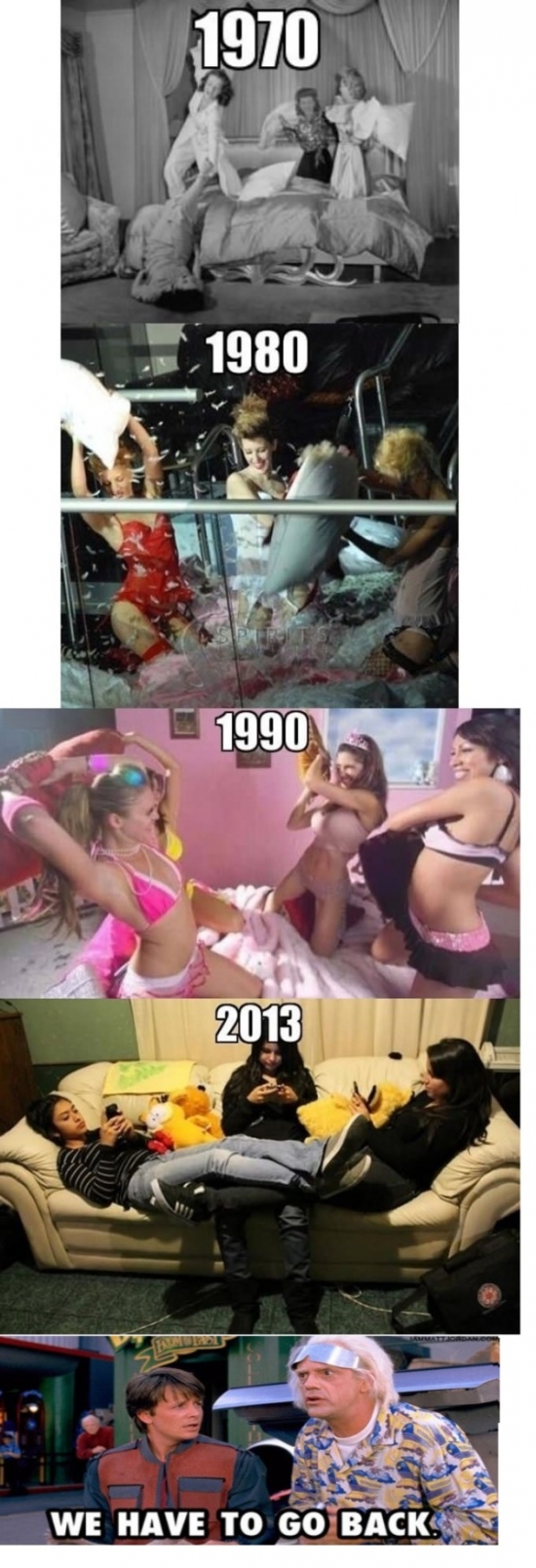 Evolution of slumber parties