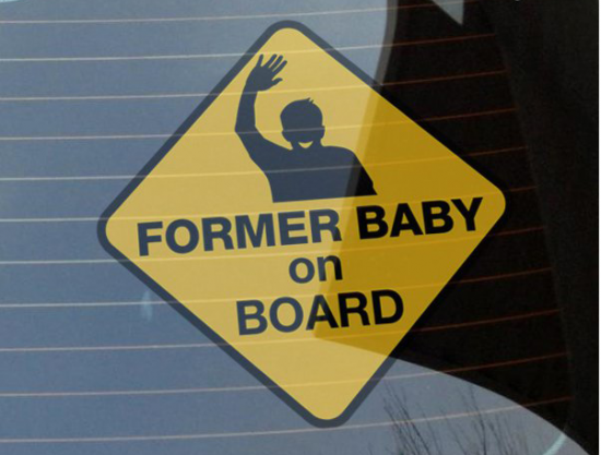 Former baby on board