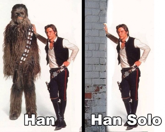 Han and Han Solo