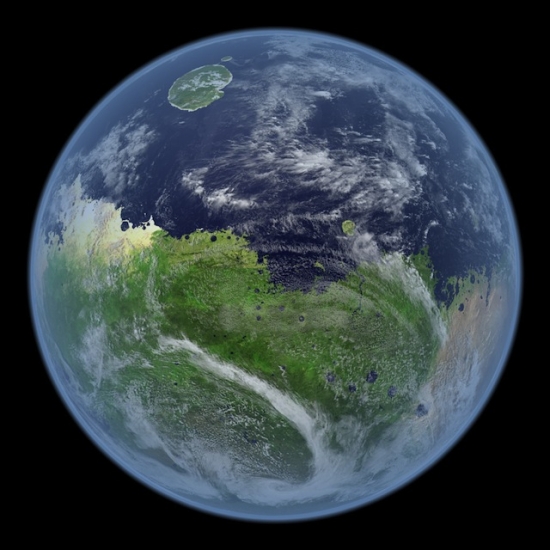 How mars would look like if it still had water