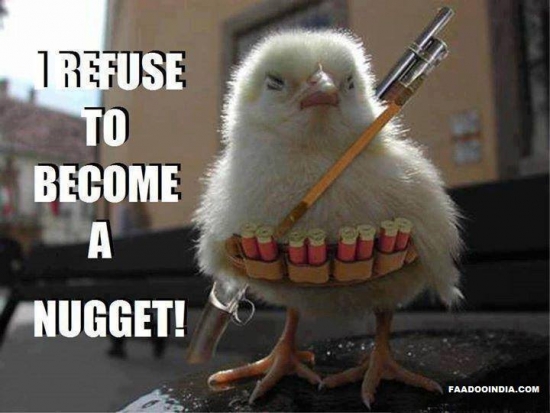 I refuse to become a nugget