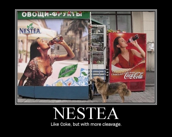 Nestea like coke but with more cleavage2