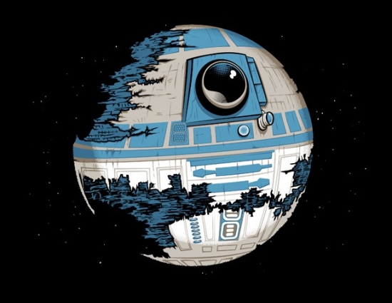 R2D2 Looks Like The Death Star