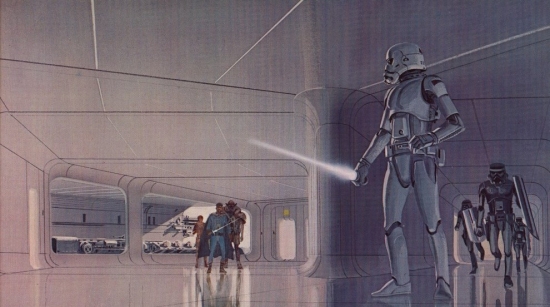 Ralph McQuarrie Escape from the Death Star