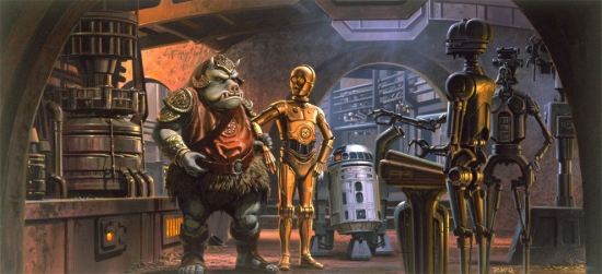 Ralph McQuarrie Jabbas Palace