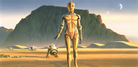 Ralph McQuarrie R2D2 and C3P0