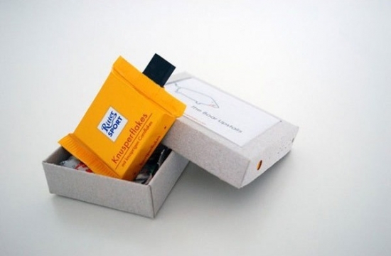 Ritter Sport Cornflake chocolate pieces USB drives