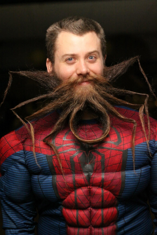 Spider man beard