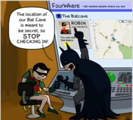 The location of the Bat Cave is meant to be a secret