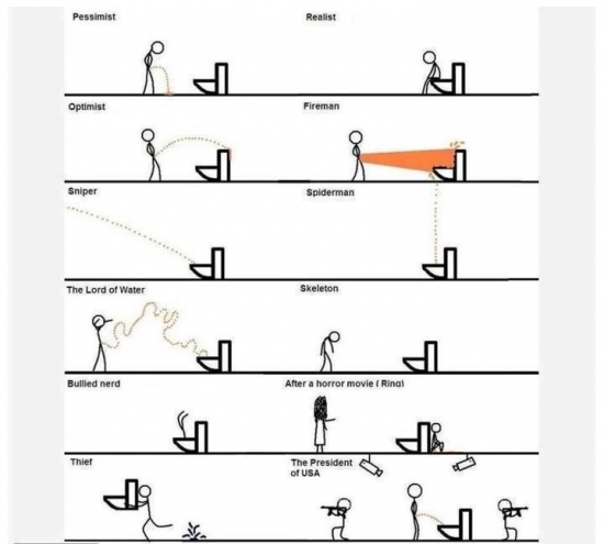 Types of toilet aims