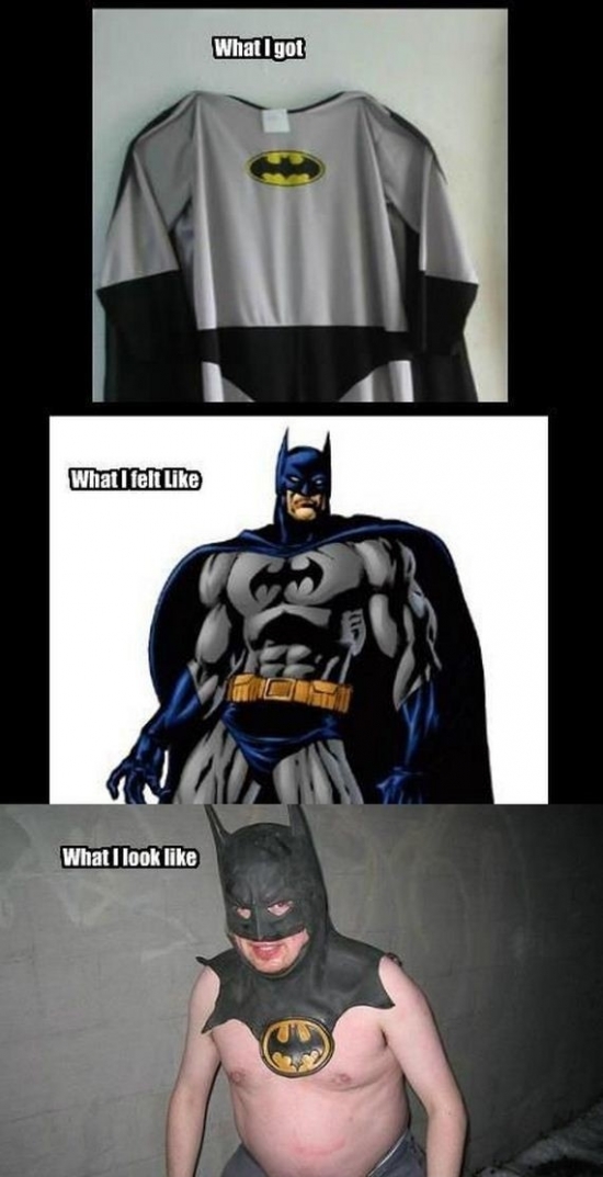 What I look like as Batman