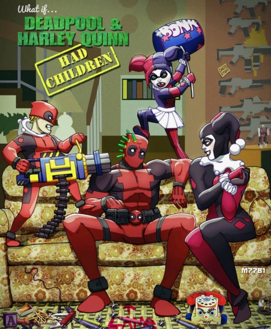 What if Deadpool Harley Quinn Had Chrildren