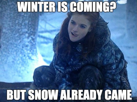 Winter is coming