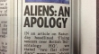 Aliens An Apology.