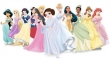 Disney Princesses all lined up