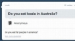 Do you eat Koala in Australia