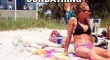 Irish girl sunbathing