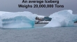 The Average Iceberg Weights 20000000 Tons