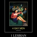 4 Gay men and a Lesbian2