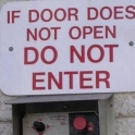 Do Not Enter