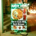 Get a Cock with each Biriyani