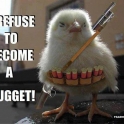 I refuse to become a nugget