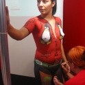 Linux Penguins Body Paint