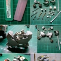 Make a motor bike from lighters