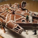 Millenium Falcon Cake