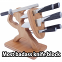 Most badass knife block