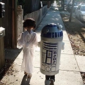 Princess Leia and R2D2