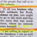 Shame On You Hunters