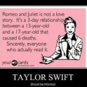 Taylor Swift should be informed