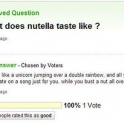 What does nutella taste like