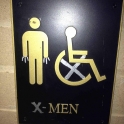 X Men Pee Here